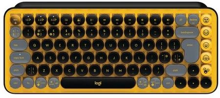 Klawiatura Logitech POP Keys Czarno-Żółta (920010735)