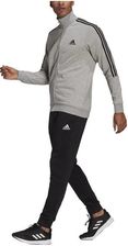 Dres sportowy adidas Essenttials Tracksuit szaro czarny 14 228 - dobre Dresy męskie