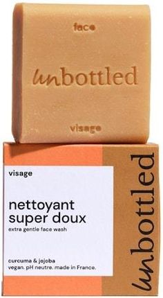 UNBOTTLED Nettoyant Visage Super Doux Kostka myjąca do twarzy 90g