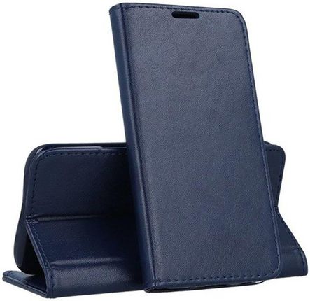 Nemo Etui Xiaomi Redmi Note 10 5G / Poco M3 Pro Portfel Z Klapką Skóra Ekologiczna Kabura Magnet Book Granatowe