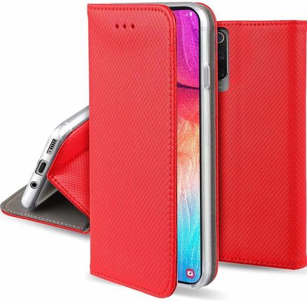 Nemo Etui Samsung Galaxy S22 Portfel Z Klapką Flip Magnet Czerwone
