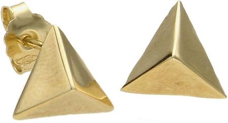 Dall’Acqua Złote kolczyki w kształcie Piramidy 585 Dall Aqua DIAKLCXZO45585