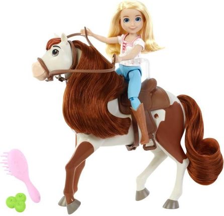 Mattel Spirit Mustang: Duch Wolności Lalka Abigail + Koń Bumerang (Hfb91)