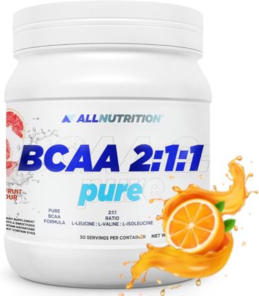 Allnutrition Bcaa 2:1:1 Pure 500G Pomarańcza