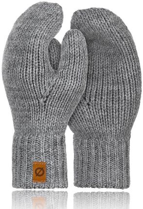 Damskie rękawiczki zimowe Brødrene R02 jasnoszary