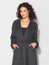 Zdjęcie Antracytowy płaszcz damski - Bielsko-Biała