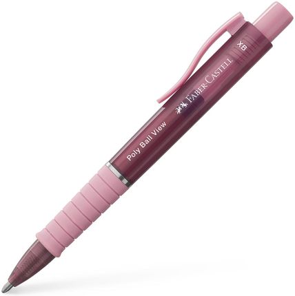 Faber Castell Długopis Poly Ball View Różowy (Rose Shadows)