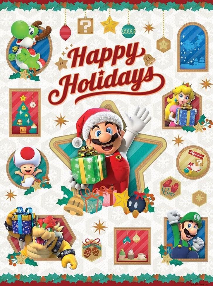 Usaopoly Puzzle Super Mario Happy Holidays 1000El. Ceny