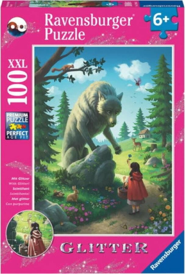 Ravensburger Puzzle Błyszczący Wilk 100El. Ceny i opinie