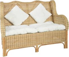 Sofa 2 Osobowa Naturalny Rattan I Len 13452-325466