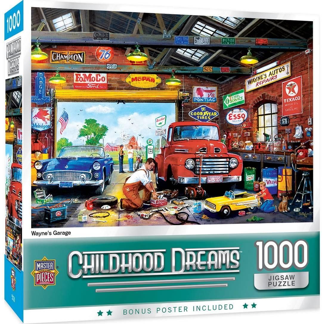 Master Pieces Puzzle 1000El. Wayne'S Garage Garaż Ceny i