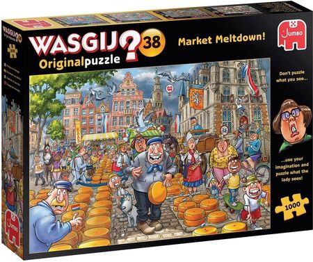 Jumbo Puzzle 1000El. Wasgij Original 38 Market Meltdown