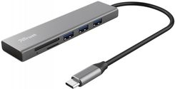 Zdjęcie Trust CZYTNIK KART HALYX FAST USB-C HUB CARD READER (24191) - Przasnysz