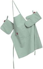 Zdjęcie Dekoria Komplet Kuchenny Fartuch Rękawica I Łapacz Zieleń Eukaliptusa Kpl Loneta 563-133-61 - Złotoryja