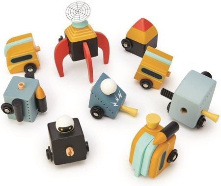 Tender Leaf Toys Drewniane Pojazdy Kosmiczne Zabawka Konstrukcyjna