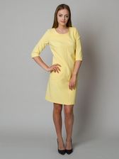 Zdjęcie Żółta sukienka o luźnym kroju - Łapy