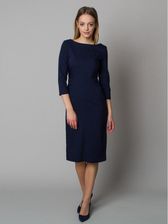 Zdjęcie Elegancka granatowa dopasowana sukienka - Buk