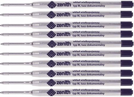 Zenith Wkład Do Długopisu 4 Czarny Komplet 10X