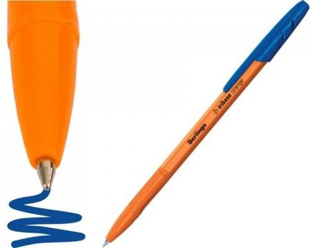Berlingo Długopis Kulkowy Tribase Orange 0 7Mm Niebieski