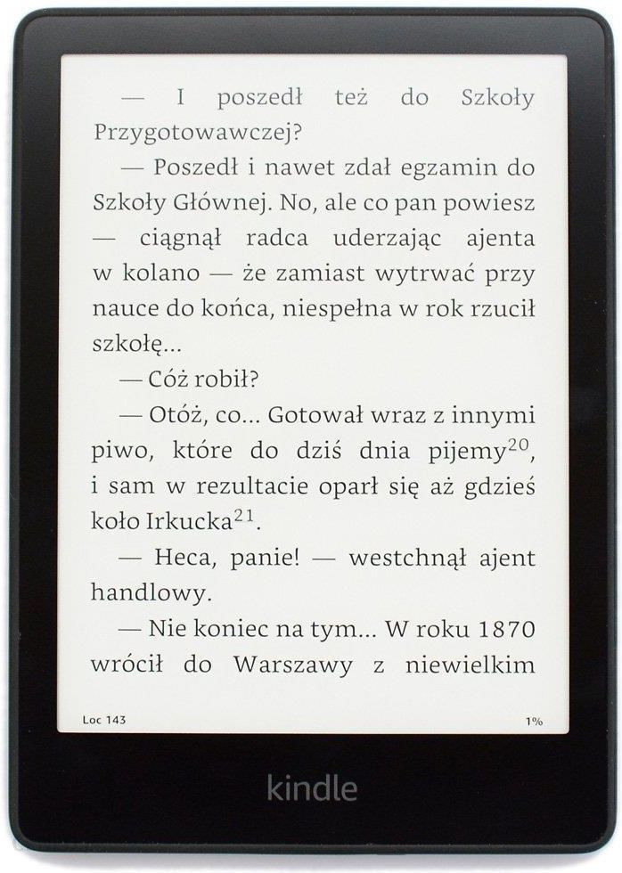 Kindle Paperwhite 5 - SE 32GB bez reklam + oryginalne skórzane etui  Granatowe - Zestawy promocyjne