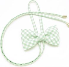 Zdjęcie Biała mucha damska w kratkę gingham - Sosnowiec