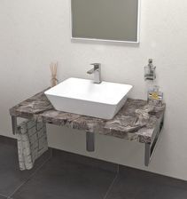 Zdjęcie Sapho Avice Blat 80X50Cm Kamień Szary (Av0810) n7520 - Kobyłka