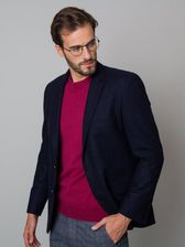 Zdjęcie Granatowa gładka marynarka - Woźniki