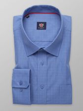 Zdjęcie Niebieska klasyczna koszula w kratkę - Dąbrowa Górnicza