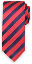 Zdjęcie Klasyczny granatowo-czerwony krawat - Libiąż