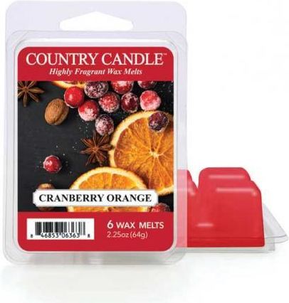 Country Candle Cranberry Orange Wosk Zapachowy 33336