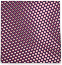 Zdjęcie Granatowa poszetka w okręgi - Libiąż