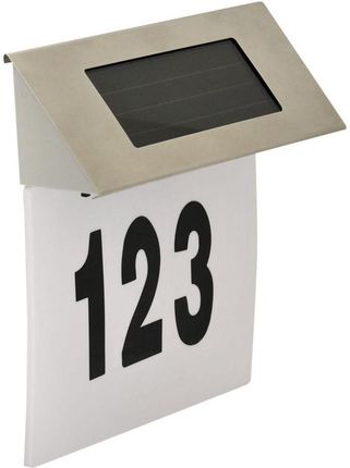 Kinkiet Solarny Numer Domu Ip44 Biały Polux
