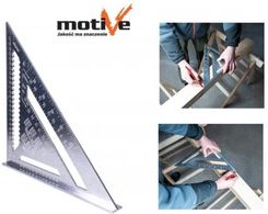 Zdjęcie Kątownik stolarski aluminiowy 300 mm Motive - Janikowo