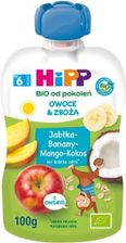 Zdjęcie Hipp Bio Hippis Mus Jabłka Banany Mango Kokos 100g (58219) - Płock