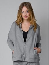 Zdjęcie Szara rozpinana bluza z kapturem - Gdańsk