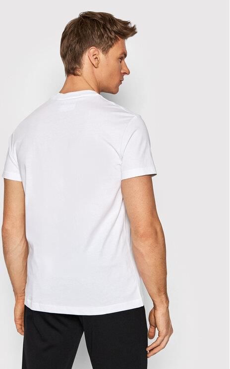 Versace Jeans Couture T-Shirt Logo Pixel 72GAHT02 Biały