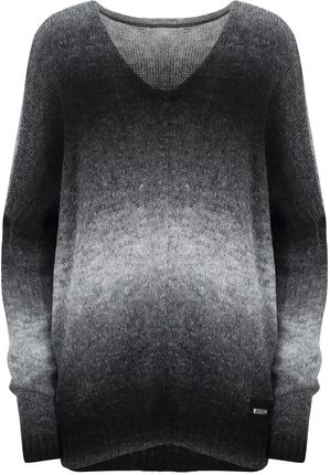 Agrafka Asymetryczny Sweter Oversize Ombre