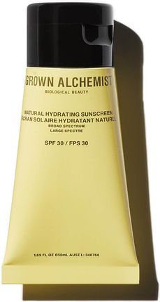 Grown Alchemist Natural Hydrating Sunscreen Krem Do Opalania Twarzy Z Minerałami Spf 30 50Ml