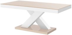 Zdjęcie Hubertus Ława Xenon Mini 120X60 Cappuccino Biała Połysk 74156 - Barlinek