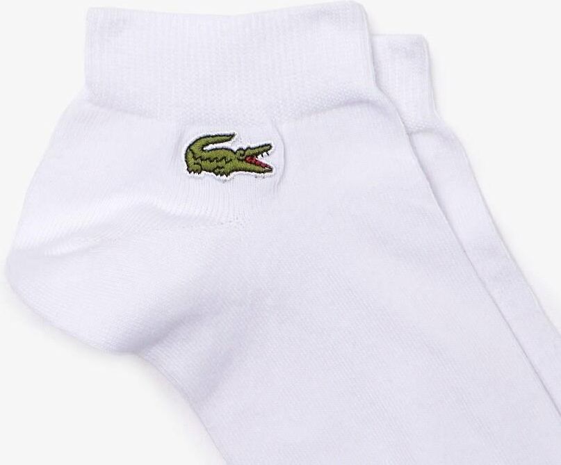 Lacoste SPORT LowCut Cotton Socks (3 Pack) White Ceny i