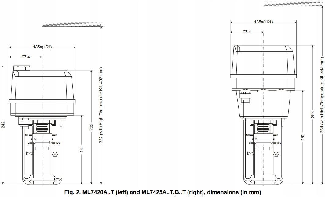 Akcesoria grzewcze Silownik do zaworow ML7420A6009 Honeywell - Opinie i ...