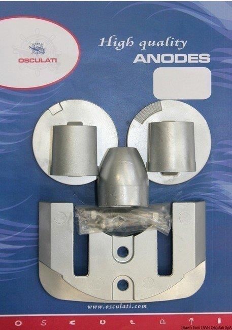 Kit Bravo II/III magnesio - Anodi Sacrificali per Motori - MTO Nautica