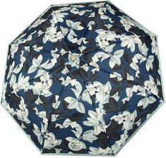 Zdjęcie Granatowy parasol Perletti w czarne i białe liście - Kłecko