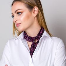 Zdjęcie Czarna apaszka w różowe kwiaty - Bytom