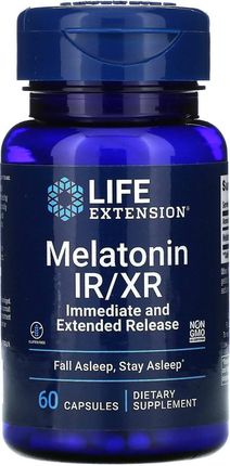 Kapsułki Life Extension Melatonina IR/XR 60 szt.