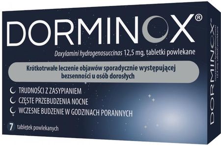 Dorminox 12,5 mg x 7tabl. powl.
