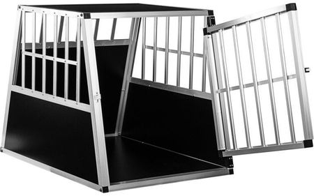 Aluminiowa skrzynia transportowa dla psów, 65 × 91 × 69 cm,