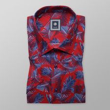 Zdjęcie Klasyczna czerwona koszula w liście - Libiąż