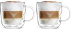 Vialli Design Komplet Zestaw 2 Szklanek Filiżanek Termicznych Z Podwójną Ścianką Geo 330Ml (28500)