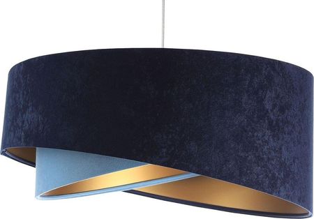Lumes Lampa wisząca Granatowo-złota lampa wisząca glamour - EX994-Lorisa (E14842060088)